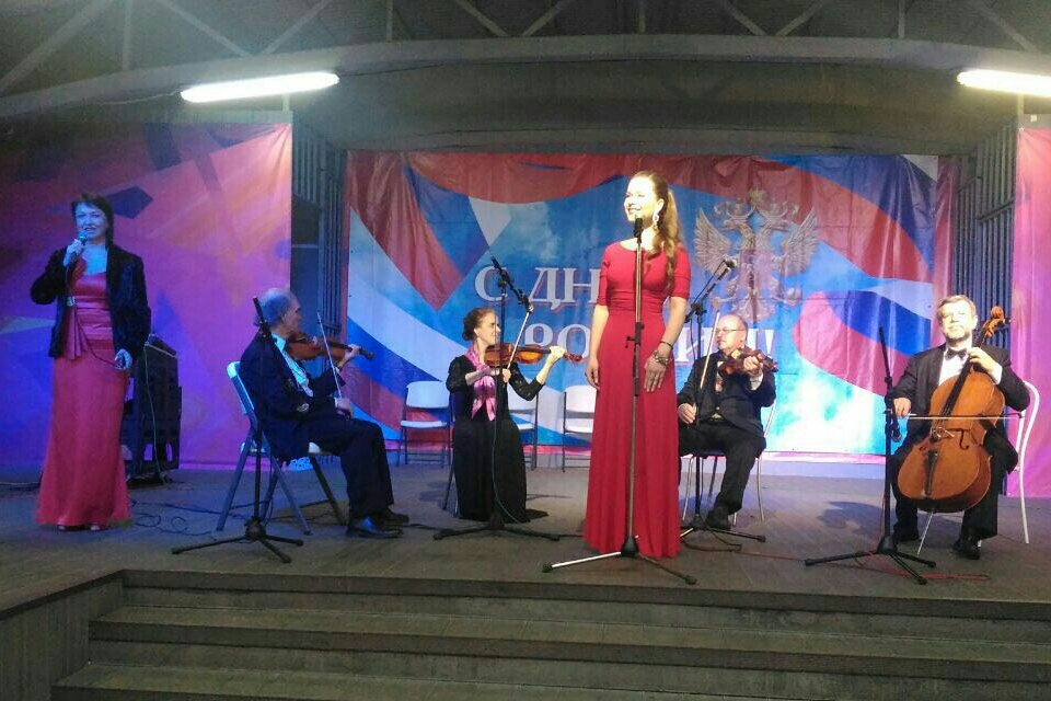 Людмила Боталова и Квартет им. Алябьева выступили в Химках Людмила Боталова и Квартет им. Алябьева выступили в Химках