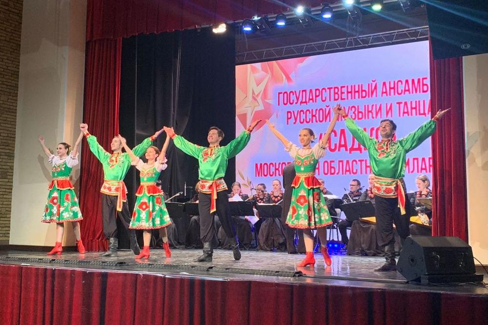 Ансамбль «Садко» выступил в Клину с программой ко Дню освобождения города