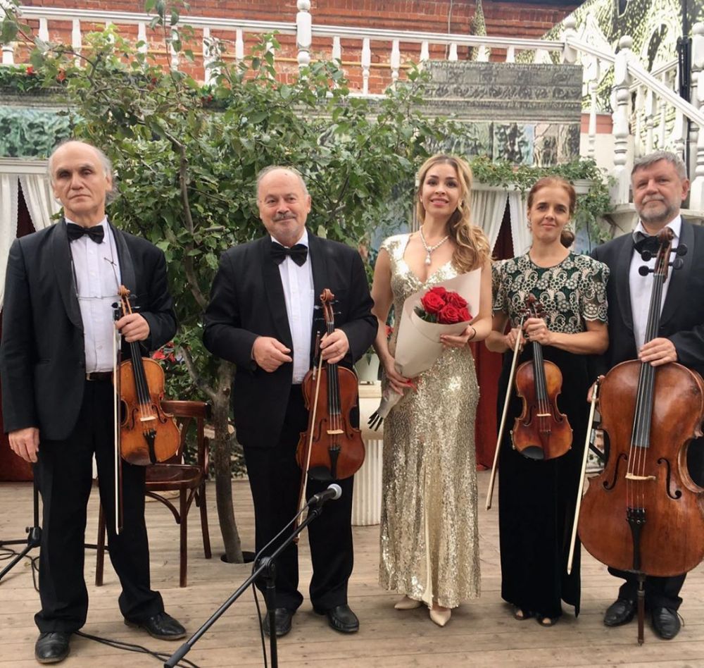 Алина Яровая и Квартет имени А.А. Алябьева выступили в Коломне Алина Яровая и Квартет имени А.А. Алябьева выступили в Коломне